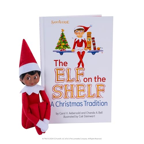 The Elf on the Shelf: A Christmas Tradition Boy Scout Elf with Blue Eyes Storybook and Keepsake Box W196