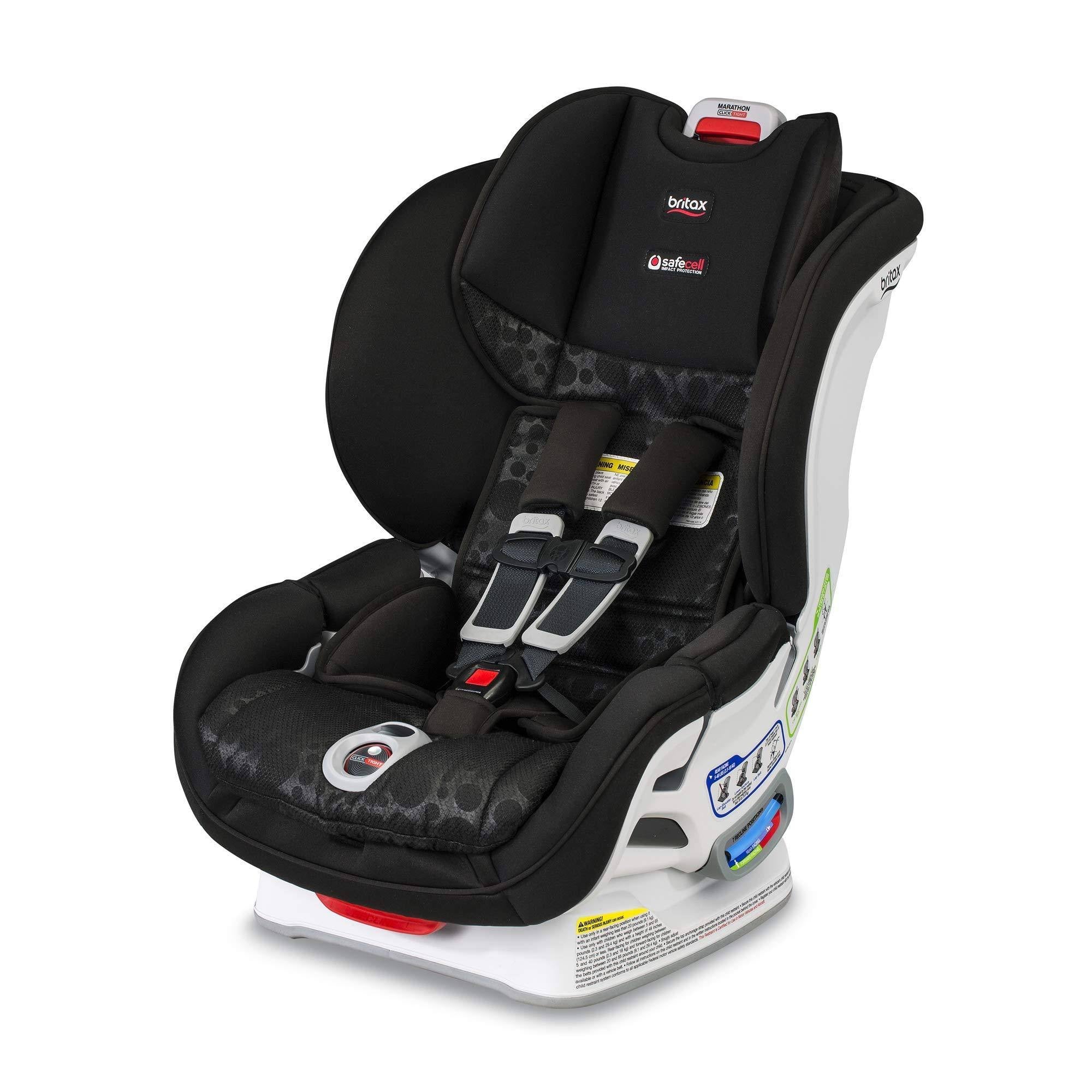 Britax Marathon ClickTight Convertible Car Seat - 1 Layer Impact Protection, Bubbles [Amazon Exclusive]