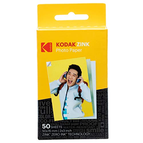 KODAK Step Instant Smartphone Photo Printer - Portable Wireless Zink 2x3" - White G38776