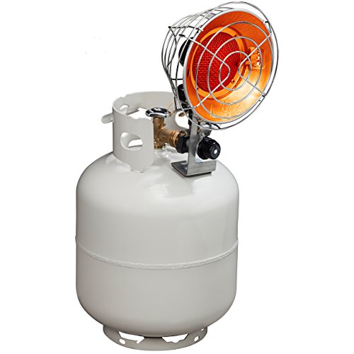 Avenger FBDTP15 Infrared Propane Tank Top Heater, 15,000 BTU, Silver N70390