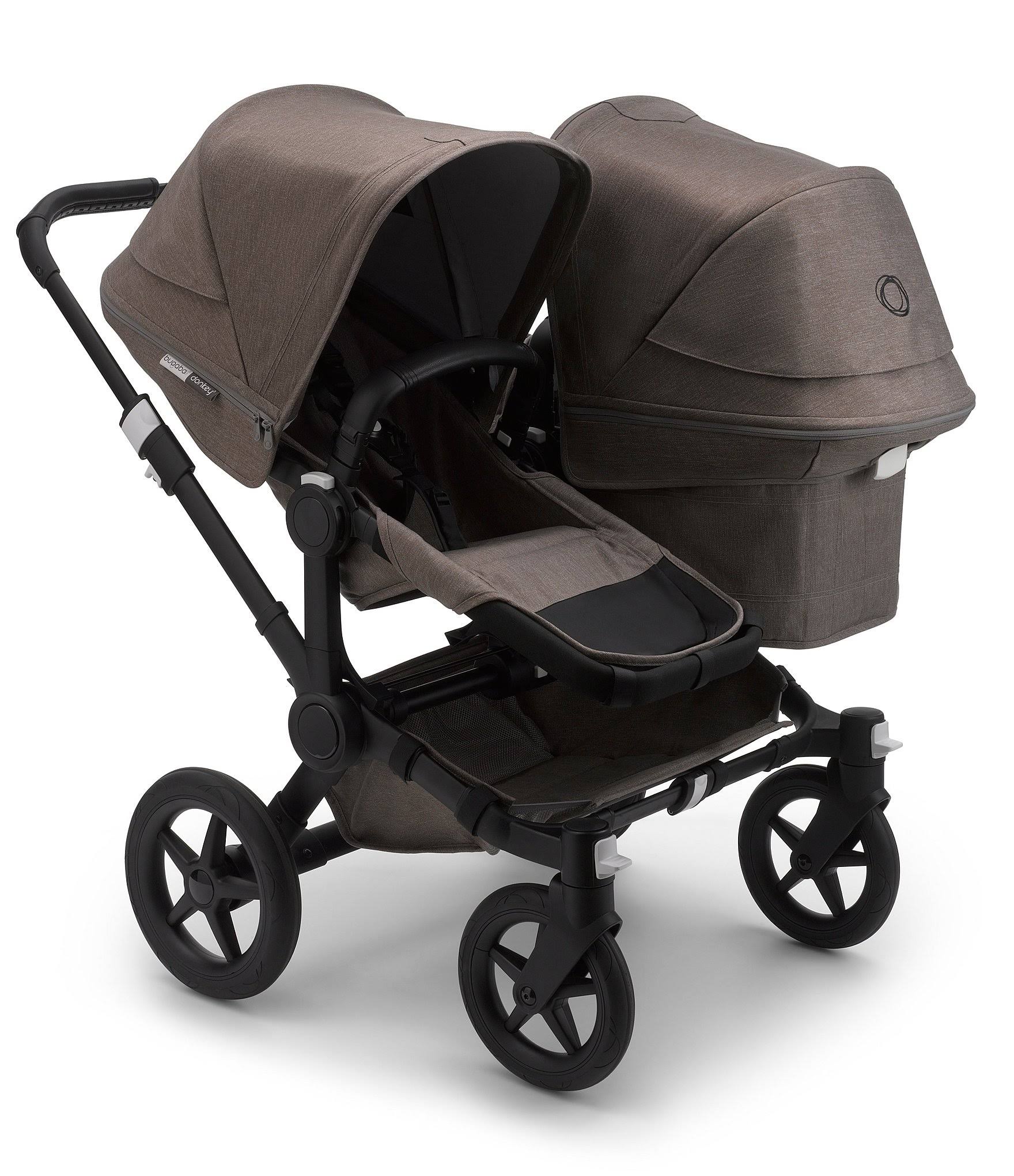 Bugaboo Donkey3 Duo Extension Set - Mineral Black/Taupe C862194