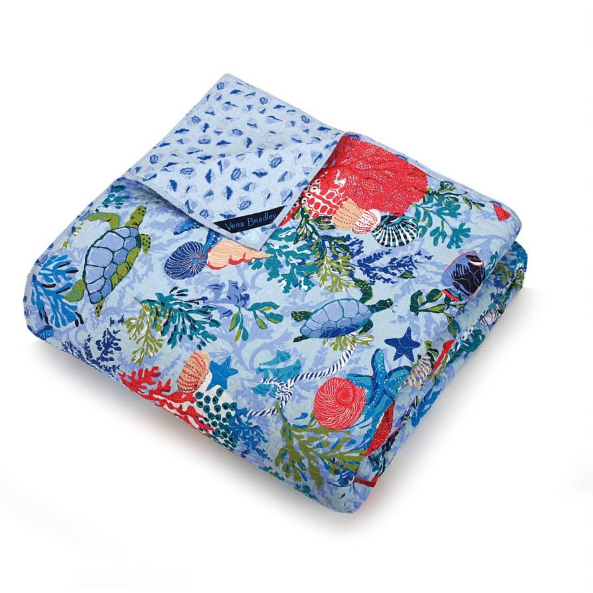 Vera Bradley Shore Thing Quilt King Blue T145517