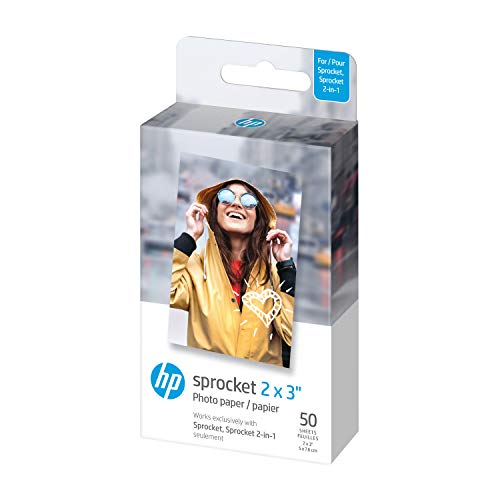 HP Sprocket Portable 2x3 Instant Photo Printer (Luna Pearl) A89391