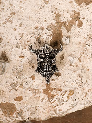 HAQUIL Skull Viking Beads Combo 5 pcs for Hair H2684