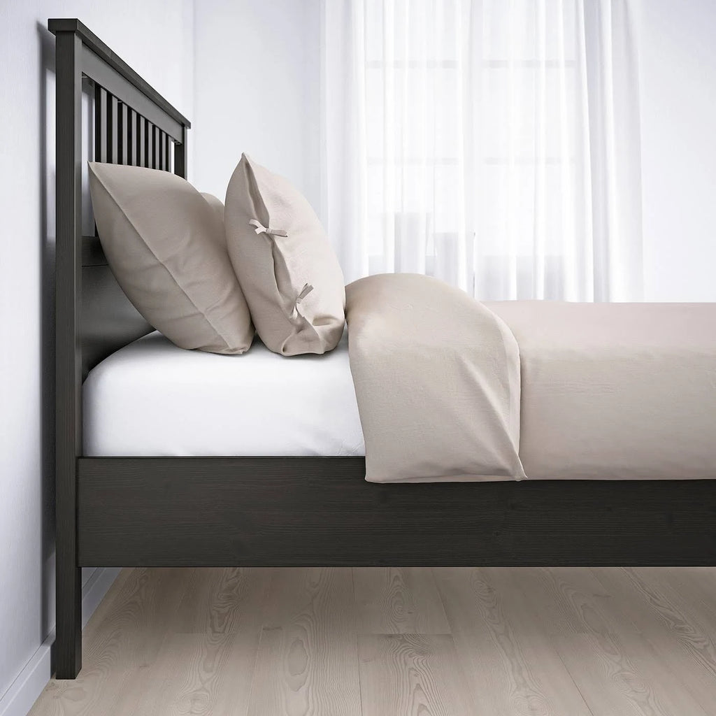 IKEA HEMNES Bed Frame, black-brown, King B48673
