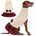 KYEESE Dog Sweater Knitwear with Bowtie for Small Dogs R875009