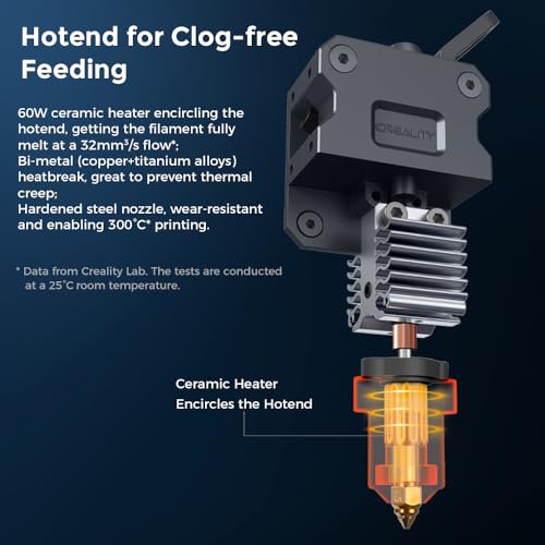 Creality K1C 3D Printer, 600mm/s High-Speed Printing, Carbon Fiber Support B672644