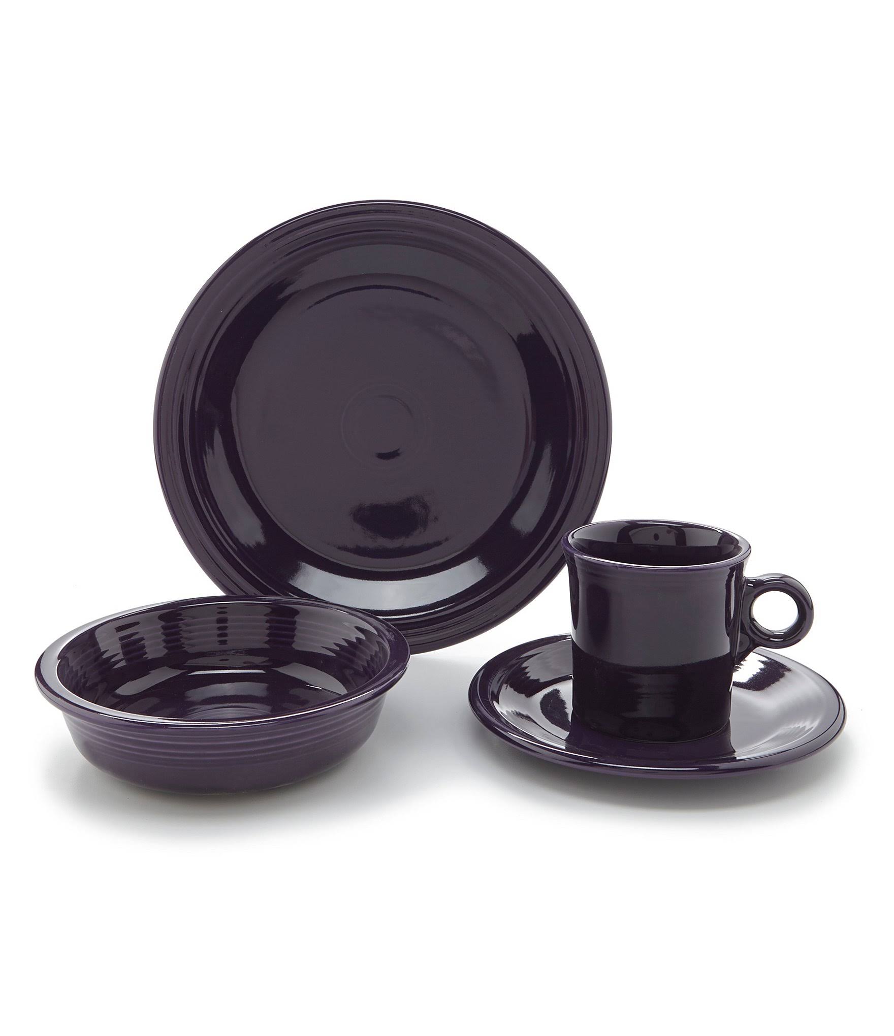 Fiesta Plum 4-Piece Place Setting - Purple - Avayadevconnect