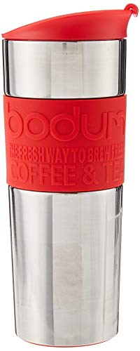 Bodum Travel Press, Vacuum Insulated, 15oz, Black Q18221