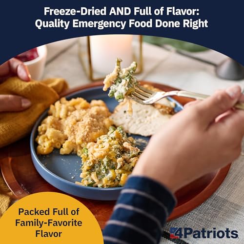 4Patriots 2-Week Survival Food Kit, 84 Servings, 25-Year Shelf Life T5486