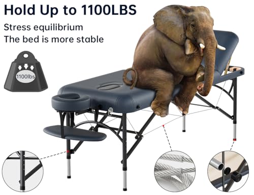 CLORIS 84" Portable Massage Table with Carrying Bag Z191211