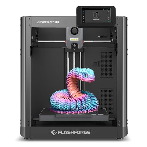 FLASHFORGE Adventurer 5M 3D Printer, Auto Leveling, 600mm/s High Speed I42024