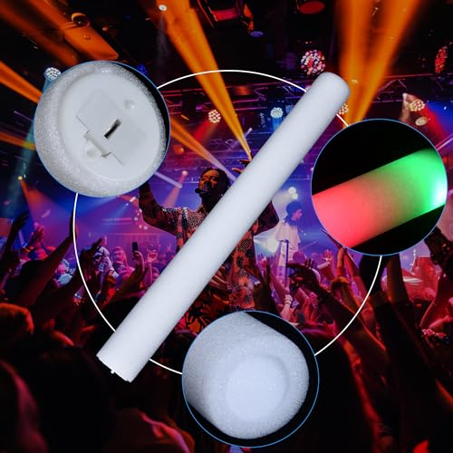 68 Pack LED Foam Glow Sticks for Weddings & Parties L39023