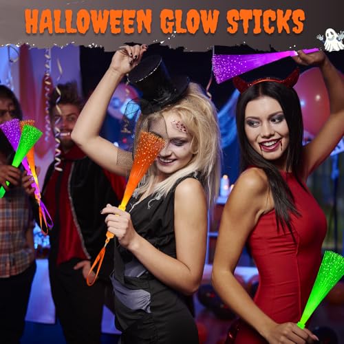 Christmas Fiber Optic Wand Party Favors for Kids, 12 Pack Glow Sticks Toys R421537