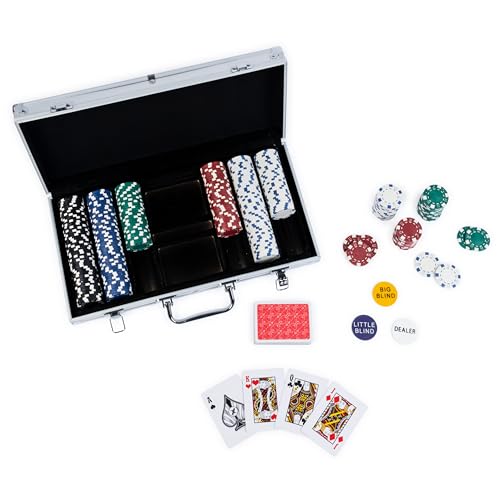 Spin Master Games Cardinal Classics 300-Piece Poker Set with Aluminum Case G10767