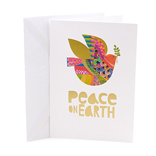 Hallmark UNICEF Boxed Christmas Cards Peace On Earth Dove, 12 Cards with Envelopes Y51676