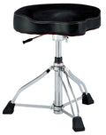 Tama 1st Chair Drum Throne Glide Rider with Cloth Top and Hydraulix, Black - Megean