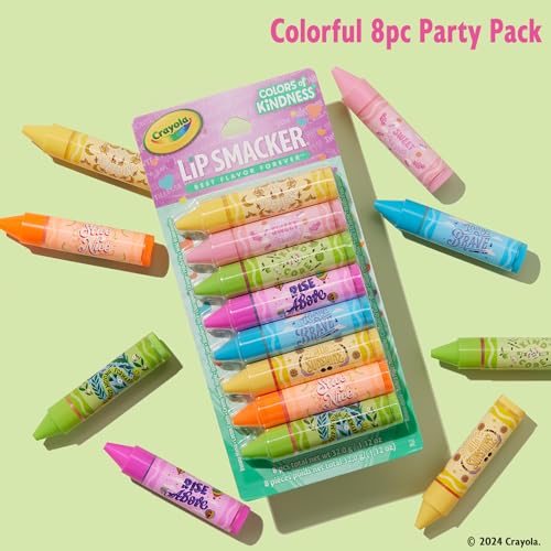 Lip Smacker Original Party Pack - 10 Moisturizing Lip Balms, Classic Flavors S23577