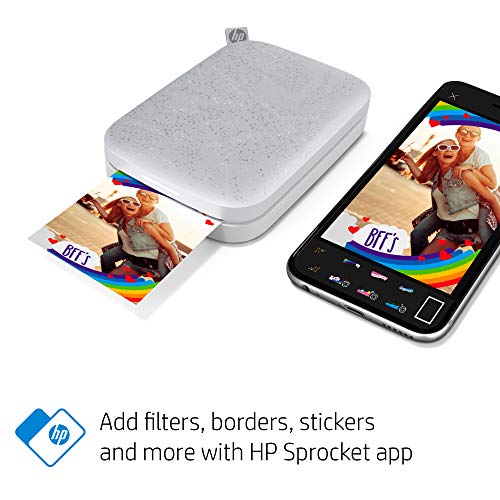 HP Sprocket Portable 2x3 Instant Photo Printer (Luna Pearl) A89391