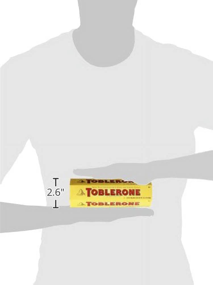 Toblerone Swiss Milk Chocolate with Honey and Almond Nougat, 600g V589937