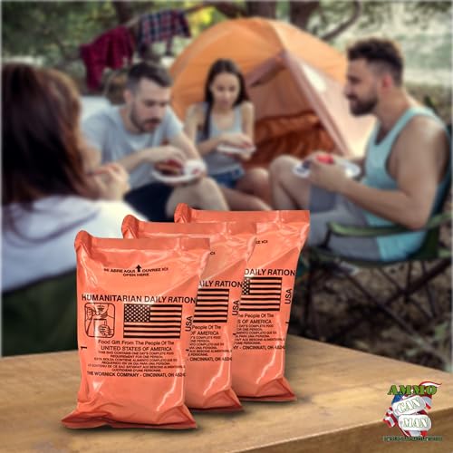 Humanitarian Daily Ration MRE Case – 5 US FEMA Emergency Rations, Low Sodium, 10 Pack J3869
