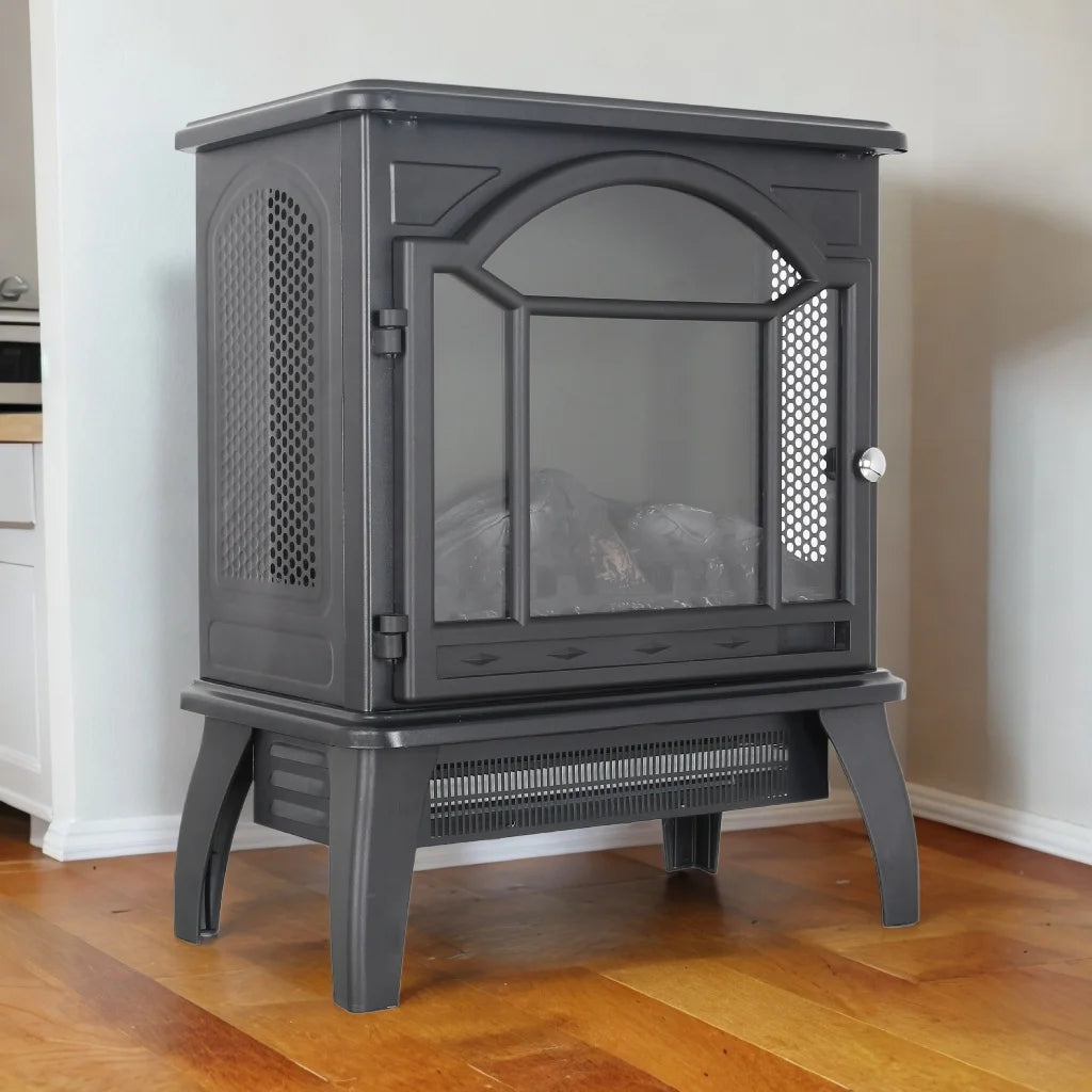 3D Infrared Electric Stove Heater 1500W with Flame Effect P8225