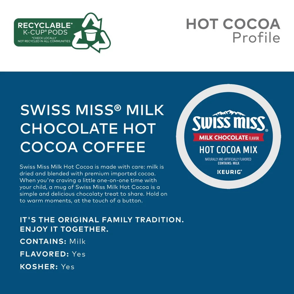 Milk Chocolate Hot Cocoa K-Cup Pods, 88 Count E79582