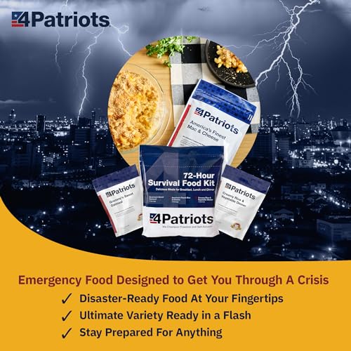 4Patriots 2-Week Survival Food Kit, 84 Servings, 25-Year Shelf Life T5486