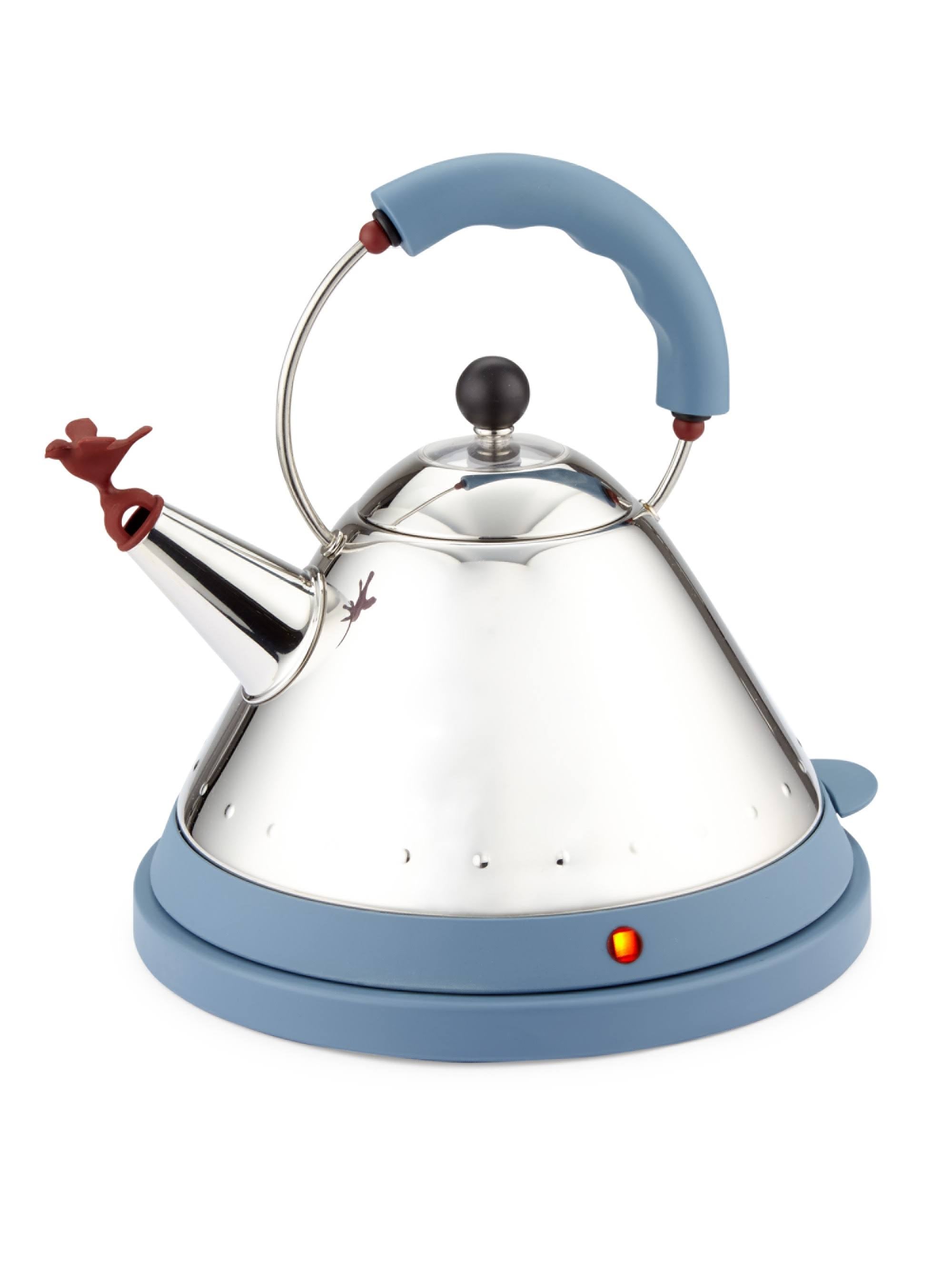 Alessi MG32AZ/USA Michael Graves Electric Kettle, Blue