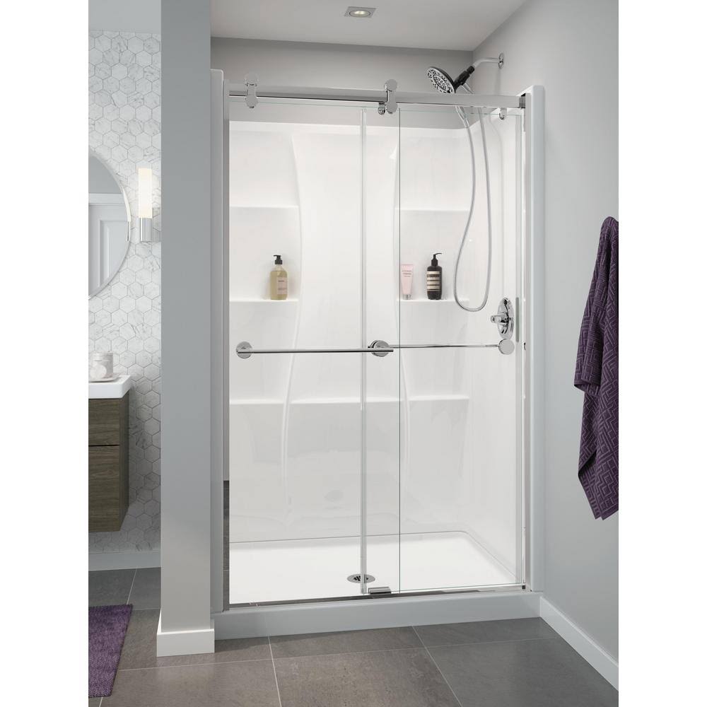 Delta Classic 400 Shower Floor Base 48 in. L x 34 in. D White F515276