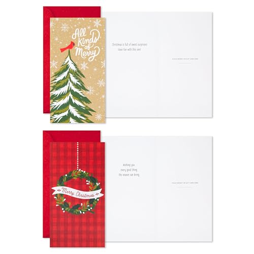 Hallmark Rustic Woodland Boxed Christmas Cards (24 Cards with Envelopes) Y931230