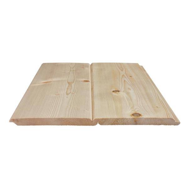 UFP-Edge 1 in. x 8 in. x 6 ft. Eased Edge Pine Shiplap Board (6-Pack) U733026