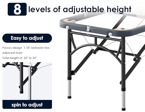 CLORIS 84" Portable Massage Table with Carrying Bag Z191211