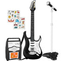 Kids Electric Musical Guitar Play Set Toy Starter Kit with Microphone and Amp - Blue B982