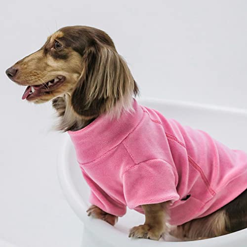 Fitwarm 3 Pack Classic Fleece Dog Sweater for Small Dogs, Medium D613