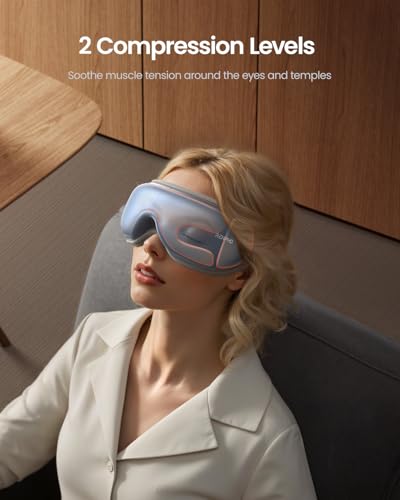 RENPHO Eye Massager with Heat and Compression, Eyeris 1 Sleep Mask R9979