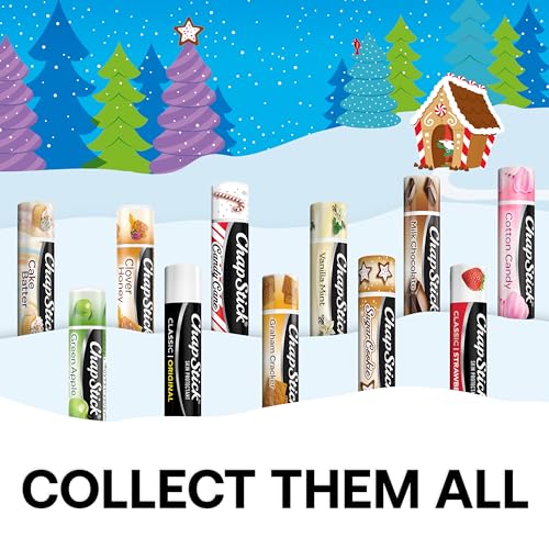 ChapStick Advent Calendar 2025, 12-Pack Lip Balm Gift Set, 0.15 Oz Each M609540