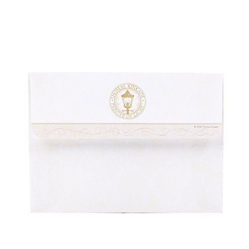 Hallmark Thomas Kinkade Boxed Christmas Cards, Snowy Houses (40 Cards with Envelopes) P719