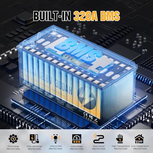 12V 200Ah LiFePO4 Battery with 200A BMS for RV, Marine, Solar G469