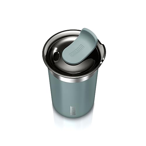 WACACO Octaroma Classico Vacuum Insulated Coffee Mug, Double-wall Stainless Steel, 6 fl oz, Carmine Red Z33030