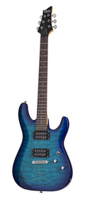 Schecter Guitar Research C-6 Plus Electric Guitar Ocean Blue Burst