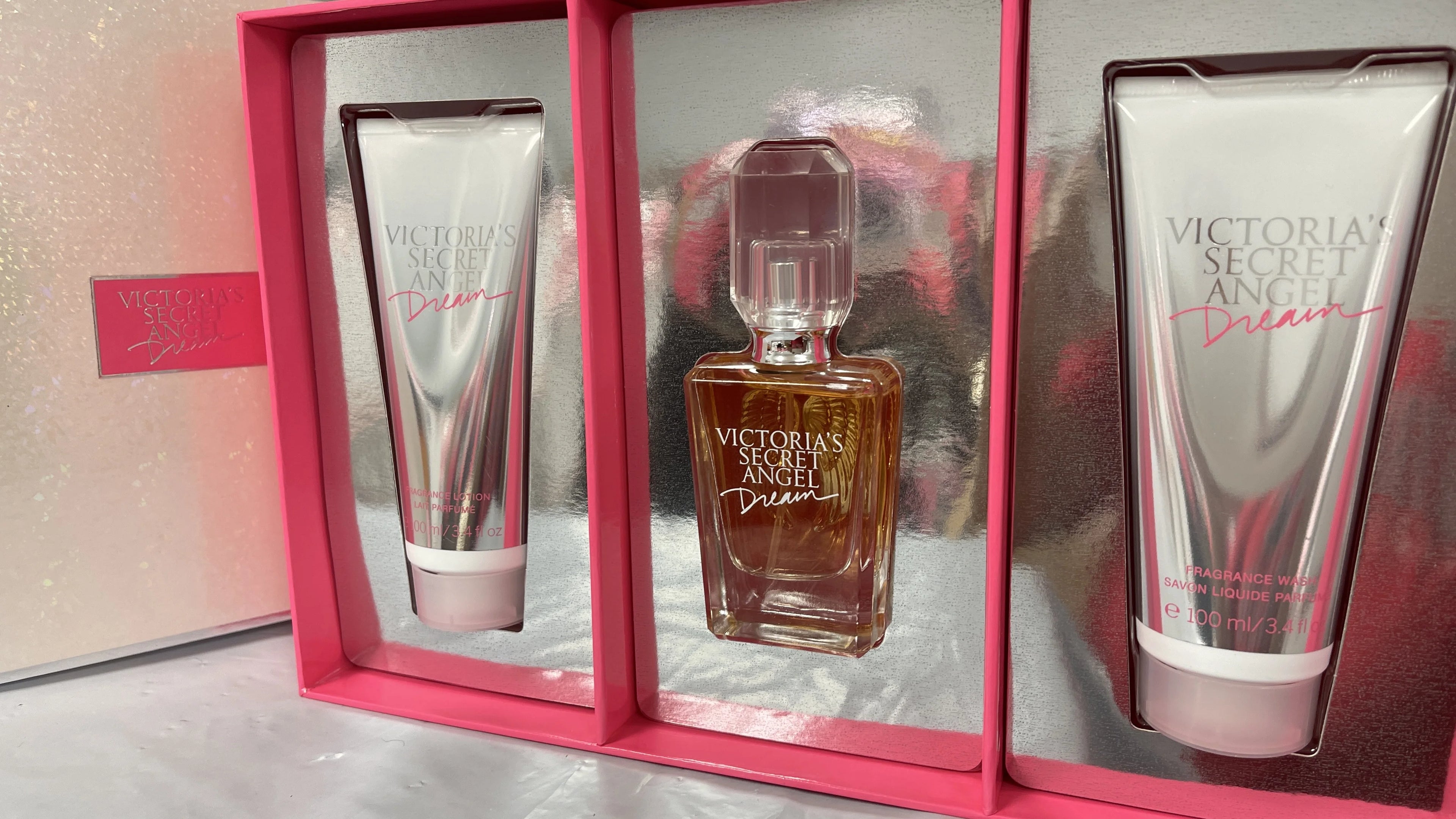 Victoria's Secret Angel Dream Eau de Parfum Gift Set with Lotion & Body Wash W698
