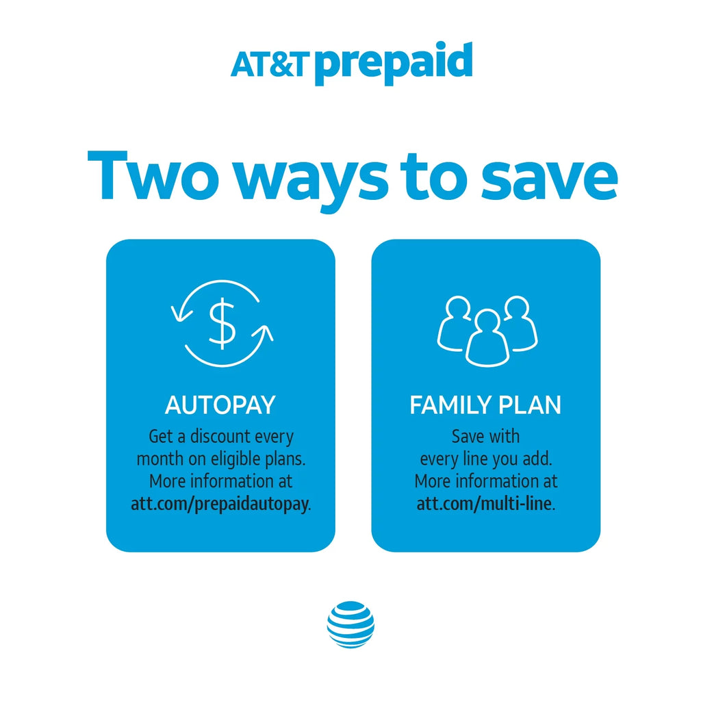 AT&T Calypso 16GB Prepaid Smartphone Chameleon Blue S434
