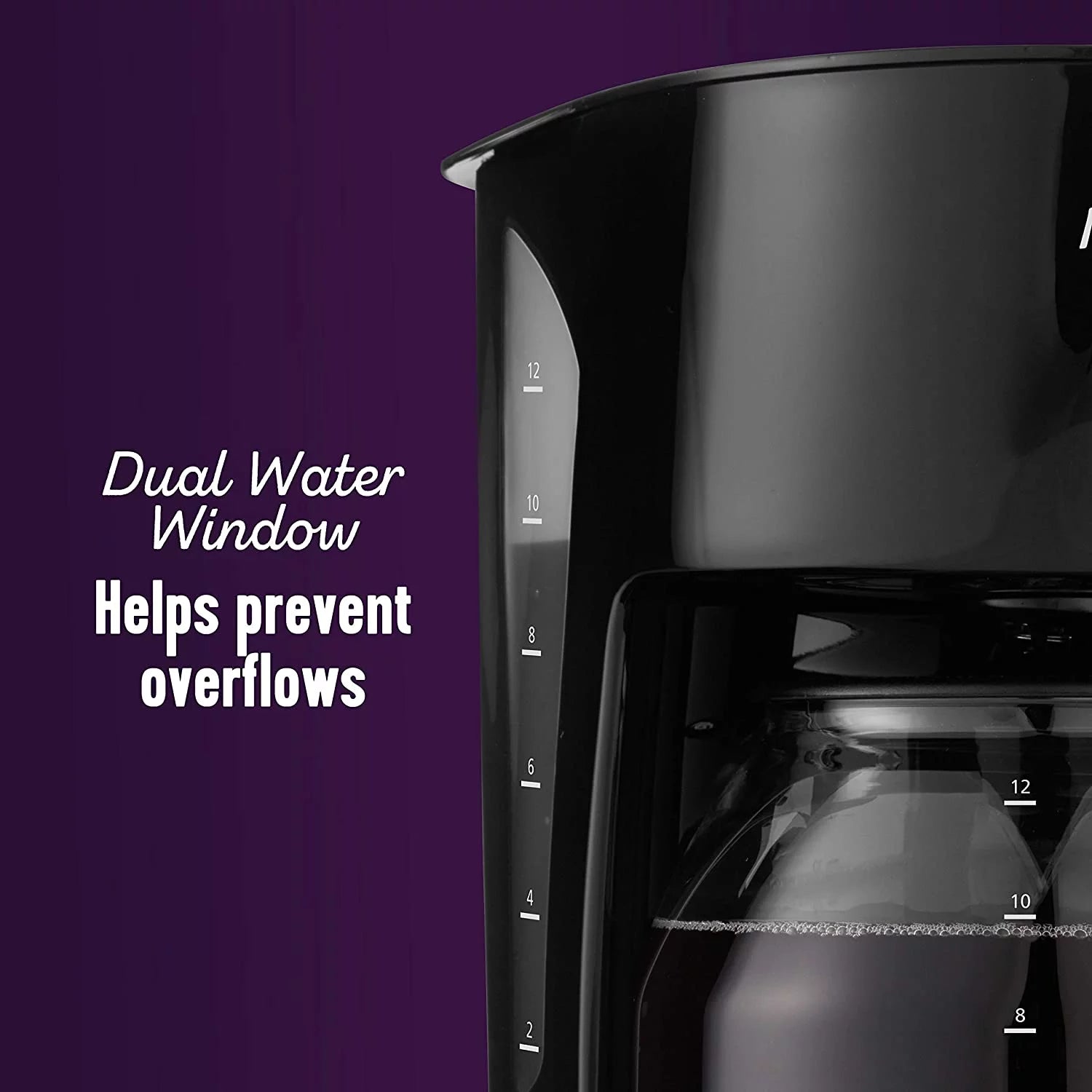 Mr. Coffee 12-Cup Coffee Maker, Black O988