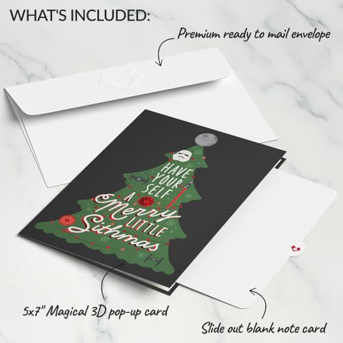 Lovepop Star Wars Galaxy's Greetings Wreath Pop Up Christmas Card F5861