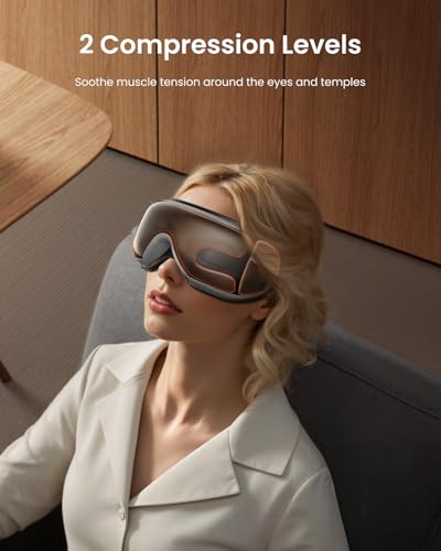 RENPHO Eye Massager with Heat and Compression, Eyeris 1 Sleep Mask R9979