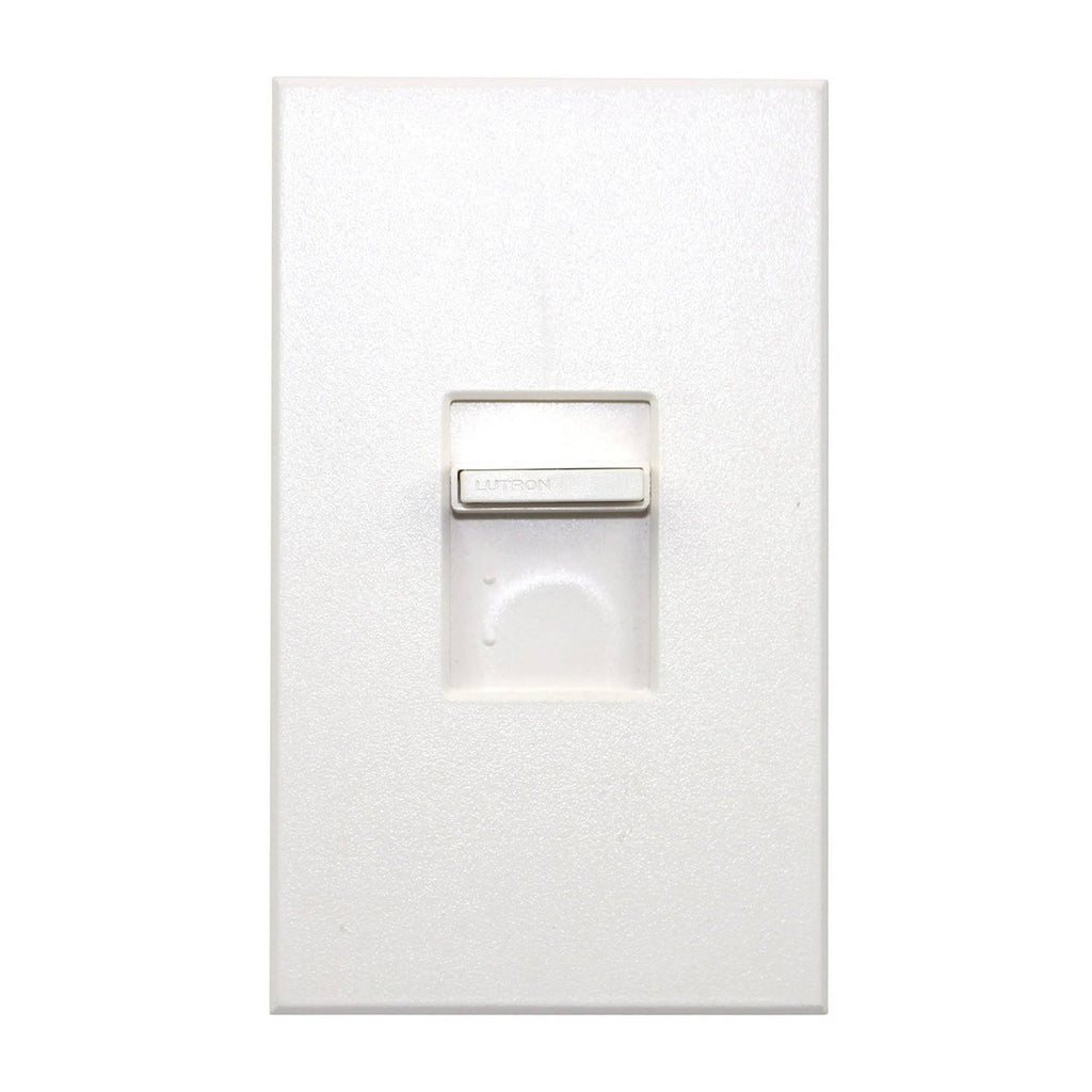 Lutron NTF-103P-WH Slide Dimmer, Fluorescent, Preset, Nova T, White