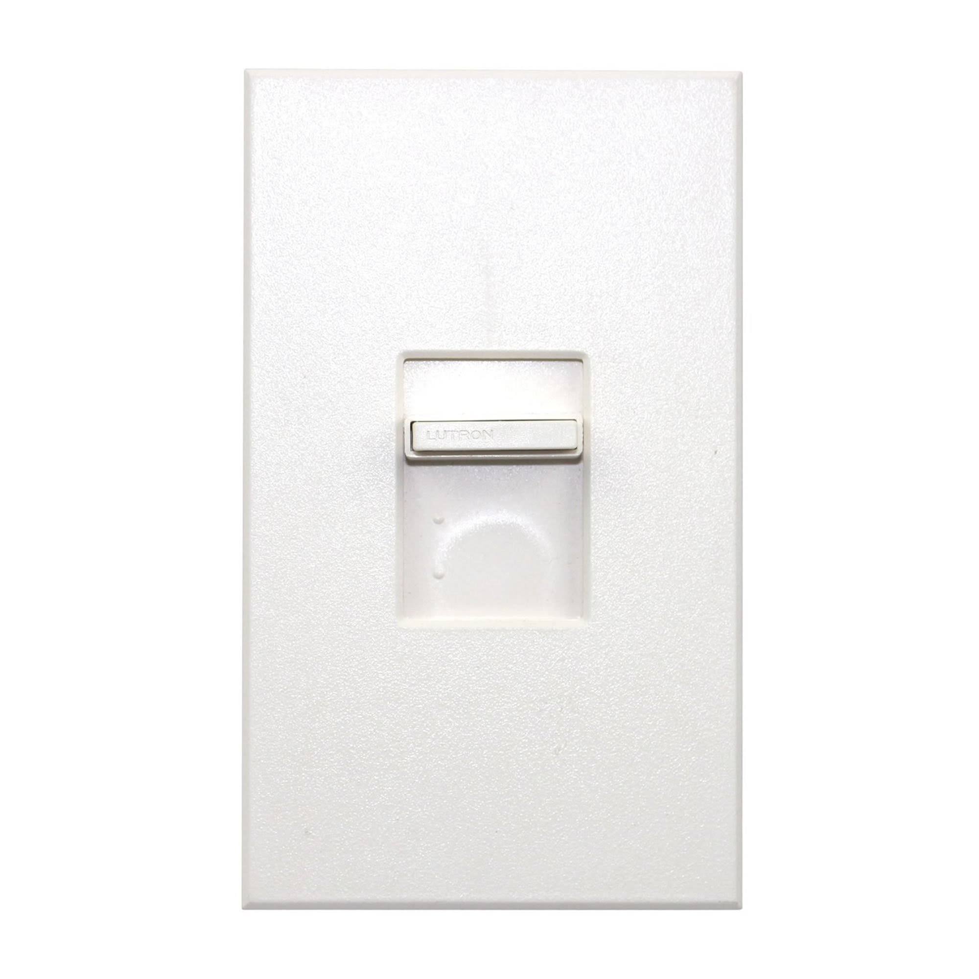 Lutron NTF-103P-WH Slide Dimmer, Fluorescent, Preset, Nova T, White