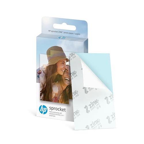 HP Sprocket Portable 2x3 Instant Photo Printer (Luna Pearl) A89391