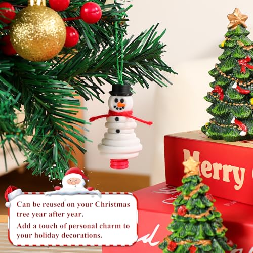 Faneswalk DIY Christmas Button Ornament Making Set, 4PCS L700